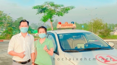 Được học trên xe đời mới cùng loại với xe thi